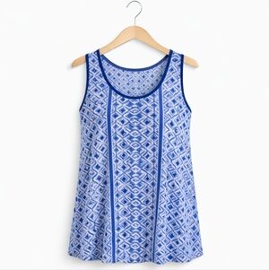 Cato Blue Plus Size Sheer Sleeveless Plus Sz 22/24